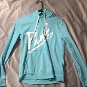 Pink lightweight hoodie